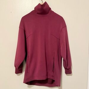 Burgundy cowlneck Pullover Sweater